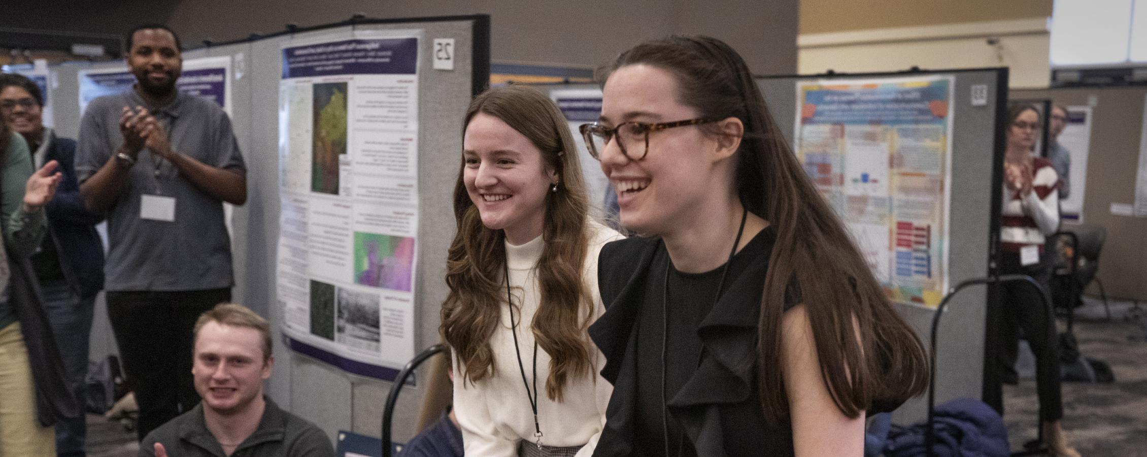 Communication Science and Disorders students present their undergraduate research