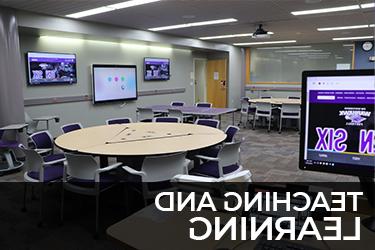 view of an active learning classroom